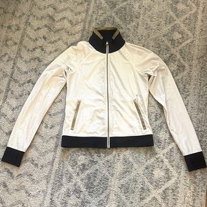 Lululemon Mesh Zip Up - Black and Gold Detail - 6